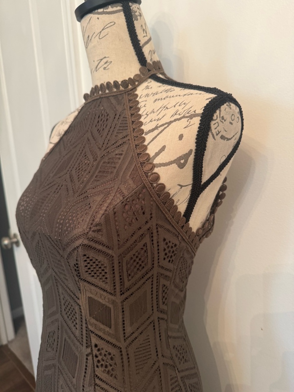 Guess Sleeveless Crochet Maxi Dress - Picture 4 of 9
